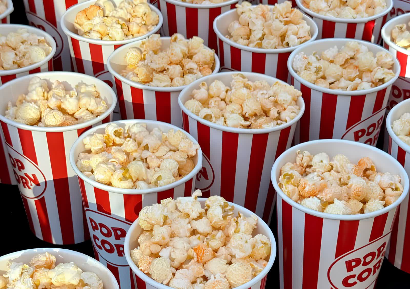 Popcorn station for party guests