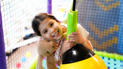 Children enjoying camp activities outdoors